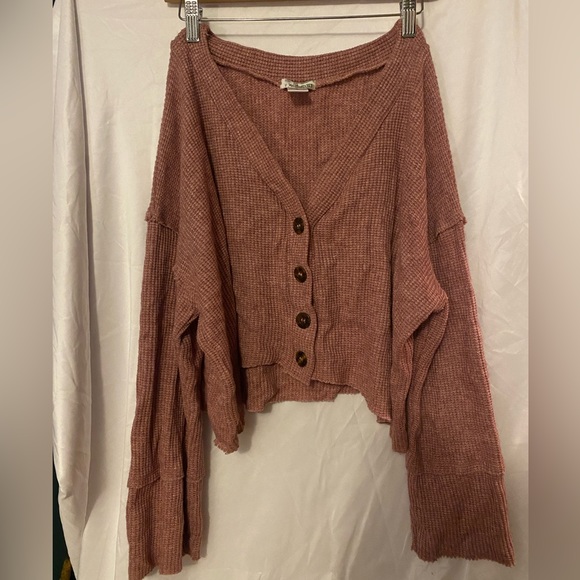 Slouchy crop cardigan - Picture 1 of 2